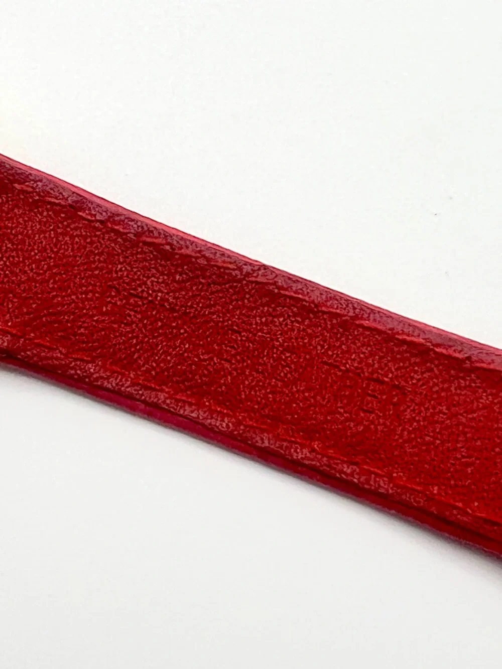 Vintage Palette Paint Quartz Watch with Red Leather Strap - Picture 7 of 13